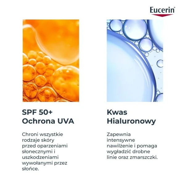 Eucerin Sun Hydro Protect, ultralekki nawilżający fluid ochronny, SPF 50+, 50ml 4