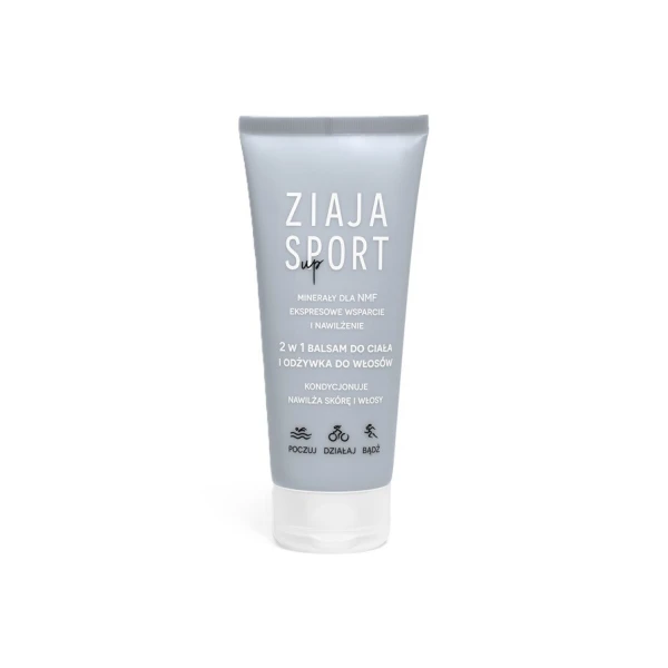 Ziaja Sport, szampon i żel pod prysznic, 200ml + balsam do ciała i odżywka do włosów, 200ml + krem do rąk i stóp, 100ml + antyperspirant i serum, 60ml 2