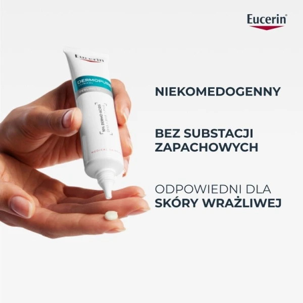 Eucerin DermoPure Clinical, kuracja złuszczająco-wygładzająca Peeling 10, z kwasem glikolowym i salicylowym, 40ml 2