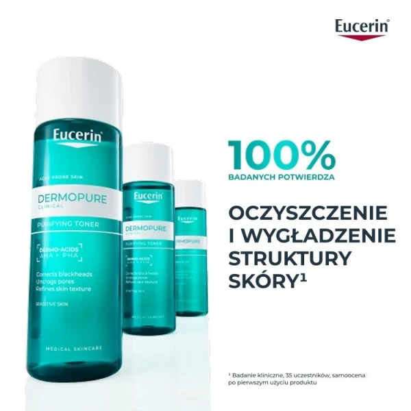 Eucerin DermoPure Clinical, oczyszczający tonik do skóry trądzikowej, 200ml 4