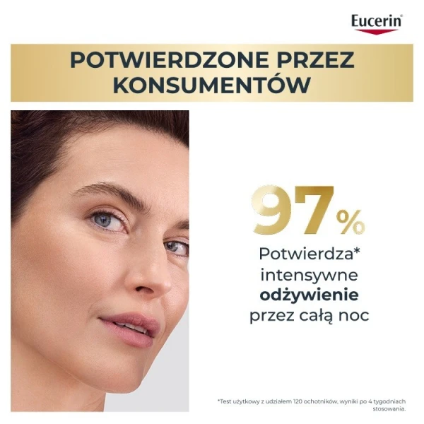 Eucerin Hyaluron-Filler + Elasticity, krem do cery dojrzałej z przebarwieniami, na noc, refill, 50ml 7