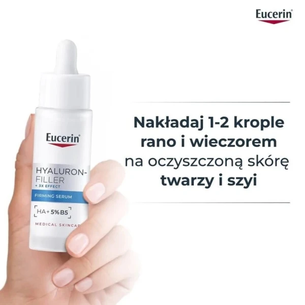 Eucerin Hyaluron-Filler + 3x Effect, serum intensywnie nawilżająco-regenerujące, 30ml 2
