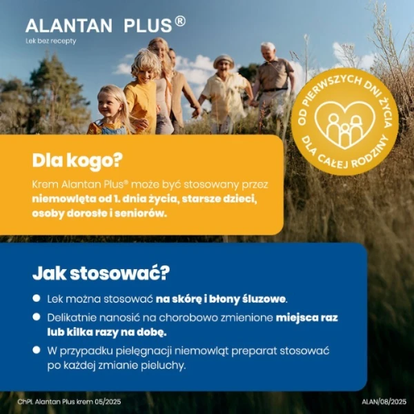 Alantan Plus (20mg+50mg)/g, krem, 35g 4
