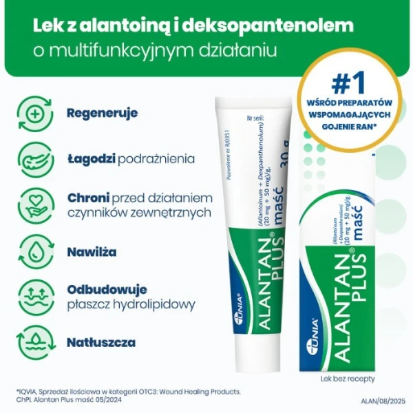 Alantan Plus (20mg+50mg)/g, maść, 30g 3