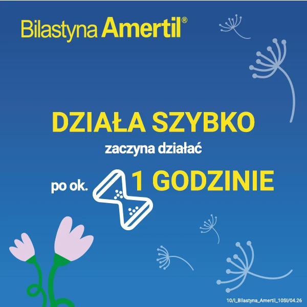 Bilastyna Amertil 20mg, 10 tabletek 4
