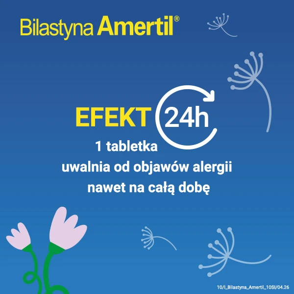 Bilastyna Amertil 20mg, 10 tabletek 5