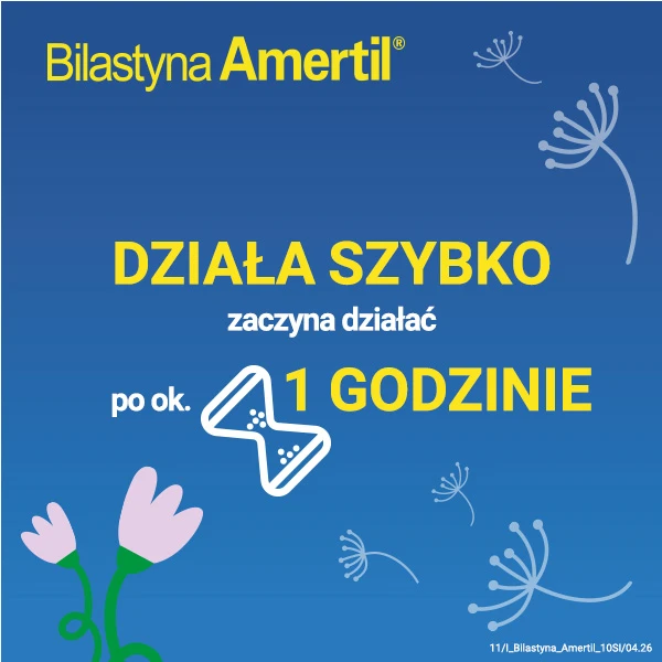 Bilastyna Amertil 20mg, 20 tabletek 3