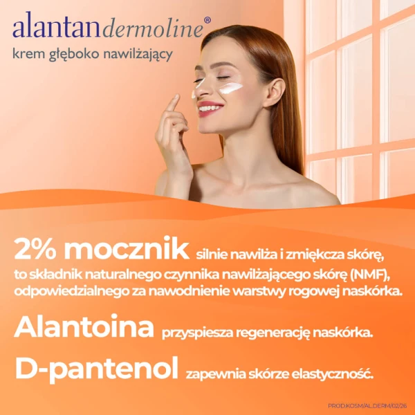 Alantandermoline, krem głęboko nawilżający, 50g 2