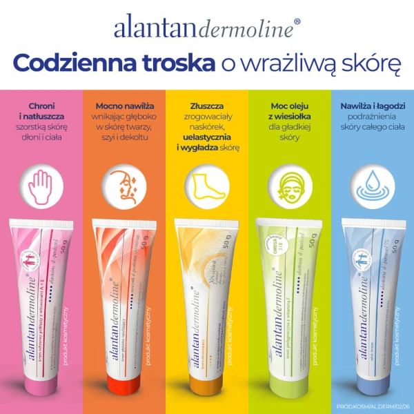Alantandermoline, krem głęboko nawilżający, 50g 3