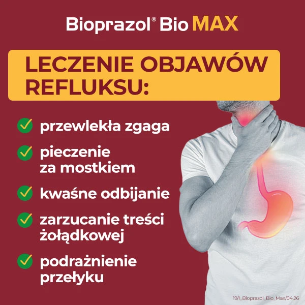 Bioprazol Bio Max 20mg, 14 kapsułek 4