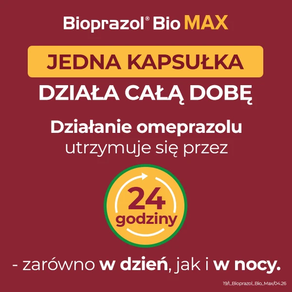 Bioprazol Bio Max 20mg, 14 kapsułek 5