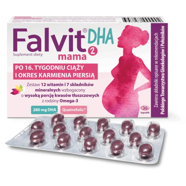 Falvit Mama 2 DHA, 30 kapsułek 2
