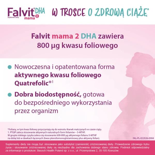 Falvit Mama 2 DHA, 30 kapsułek 6