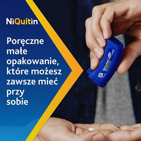 [DATA - 2026-12-31] NiQuitin Mini 4mg, dla osób wypalających ponad 20 papierosów dziennie, 3x20 tabletek do ssania 2