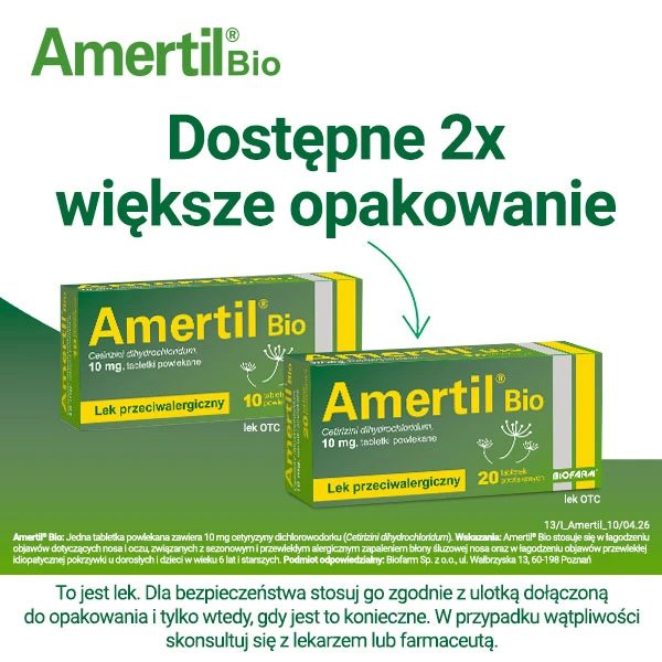 Amertil Bio 10mg, 10 tabletek 6