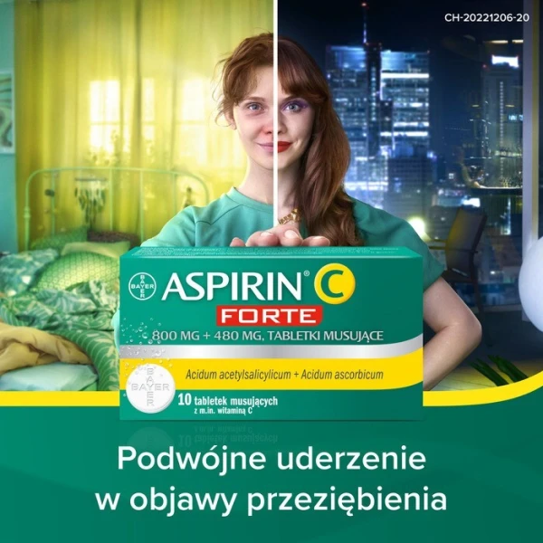 Aspirin C Forte (800mg+480mg), 10 tabletek musujących 6