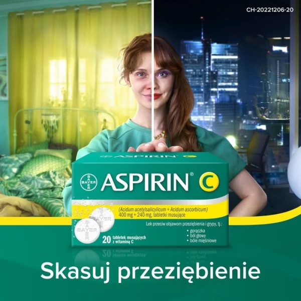 Aspirin C (400mg+240mg), 20 tabletek musujących 5