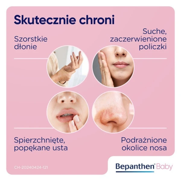 Bepanthen Baby, maść ochronna przeciw odparzeniom pieluszkowym, od urodzenia, 30g 3