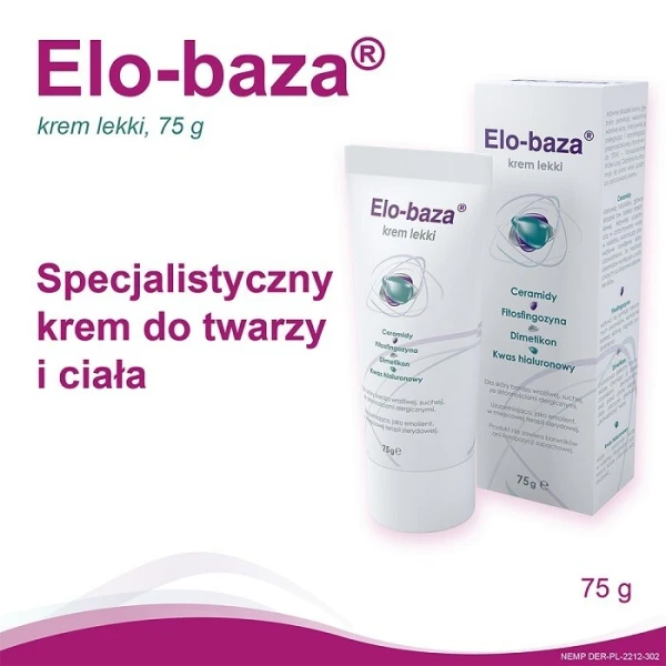 Elo-baza, krem lekki, 75g 1