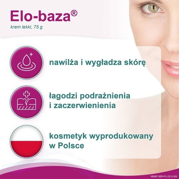 Elo-baza, krem lekki, 75g 2