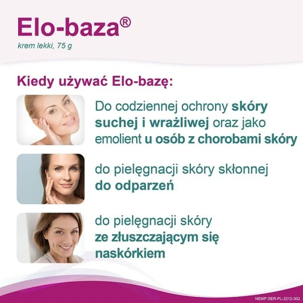 Elo-baza, krem lekki, 75g 4