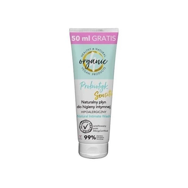 4Organic, naturalny płyn do higieny intymnej, Probiotyk, 250ml