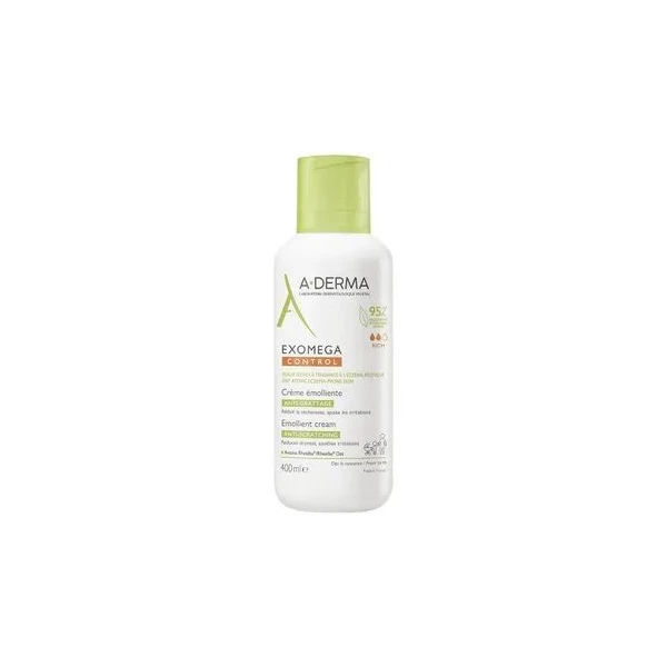 A-Derma Exomega Control, krem emolient, przeciw drapaniu, skóra sucha i atopowa, od urodzenia, 400ml