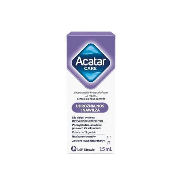 Acatar Care 0,5mg/ml, aerozol do nosa, 15ml