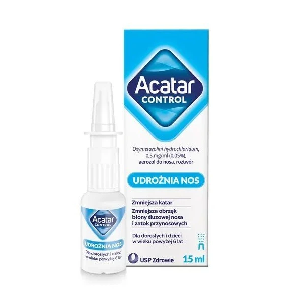 Acatar Control 0,5mg/ml, aerozol do nosa, 15ml