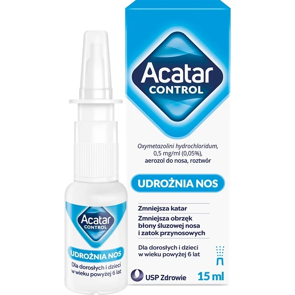 Acatar Control 0,5mg/ml, aerozol do nosa, 15ml