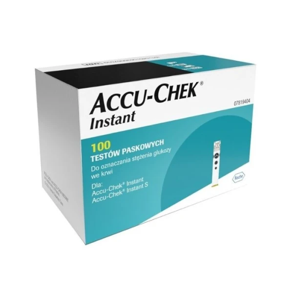 Accu-Chek Instant, test paskowy do glukometru, 100 sztuk