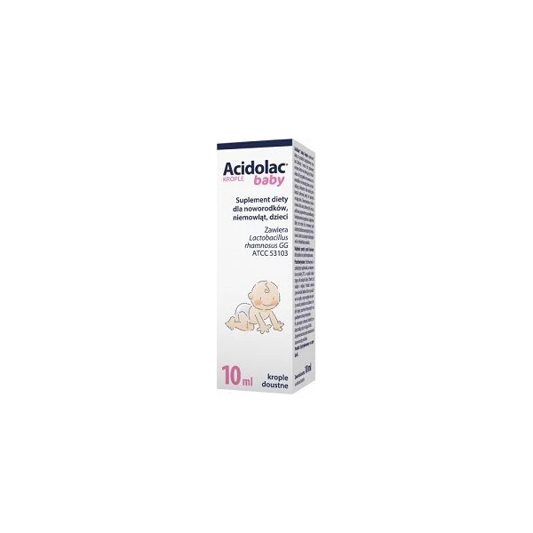 Acidolac baby, krople doustne dla noworodków, niemowląt i dzieci, 10ml