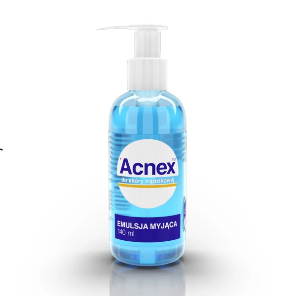 Acnex, emulsja myjąca do skóry trądzikowej, 140ml