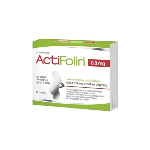 ActiFolin 0,8mg, 30 tabletek