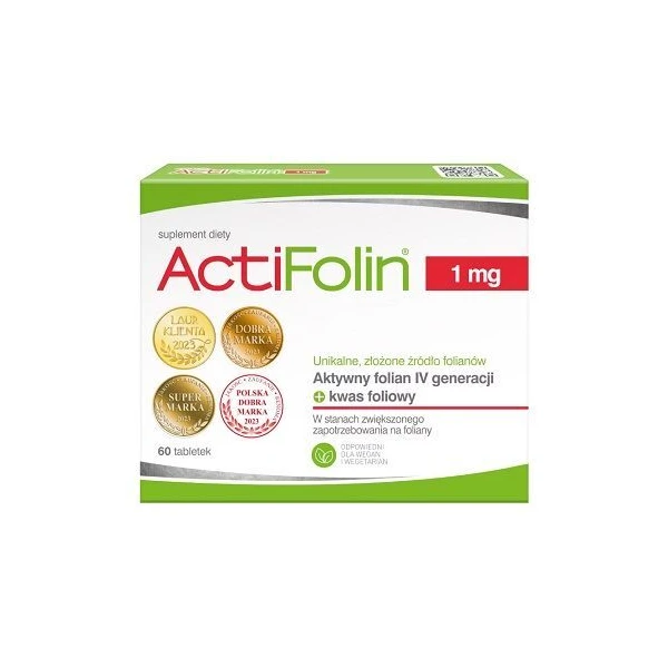 ActiFolin 1mg, 60 tabletek