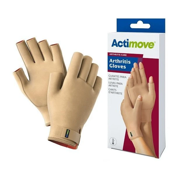 [DATA - 2026-10-18] Actimove Arthritis Care, rękawiczki dla osób z zapaleniem stawów, beżowe, rozmiar XL, 1 sztuka