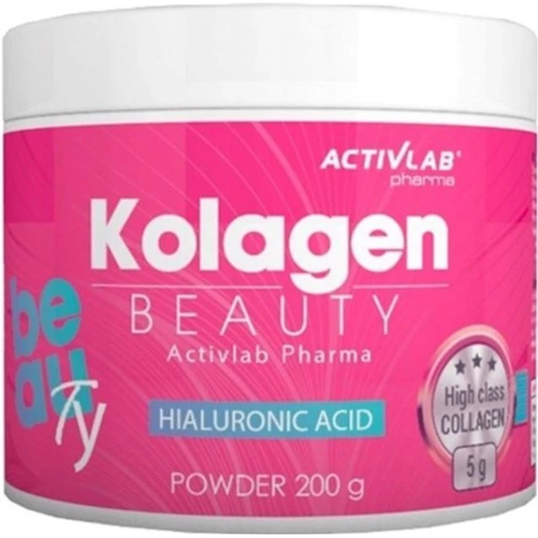 Activlab, Kolagen Beauty, proszek, smak malinowo-truskawkowy, 200g