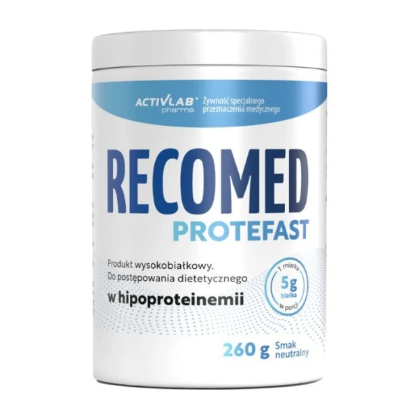 Activlab Pharma, RecoMed Protefast, preparat odżywczy, smak neutralny, 260g