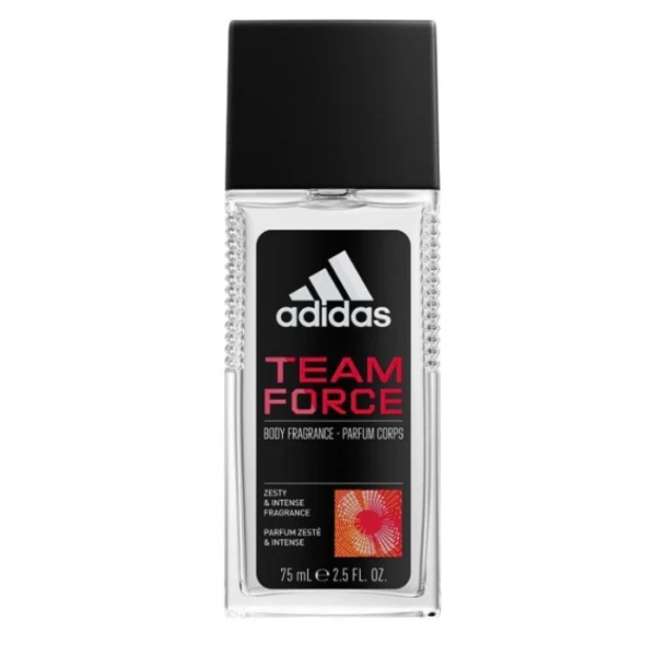 Adidas Team Force, odświeżający dezodorant z atomizerem dla mężczyzn, 75ml