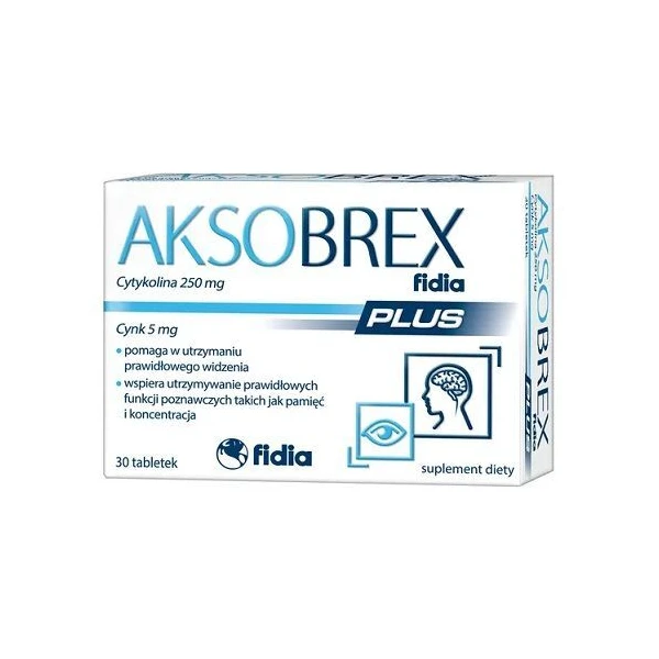 Aksobrex Fidia Plus, 30 tabletek