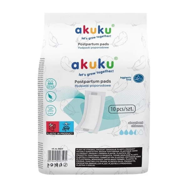 Akuku, podpaski poporodowe, A0659, 10 sztuk