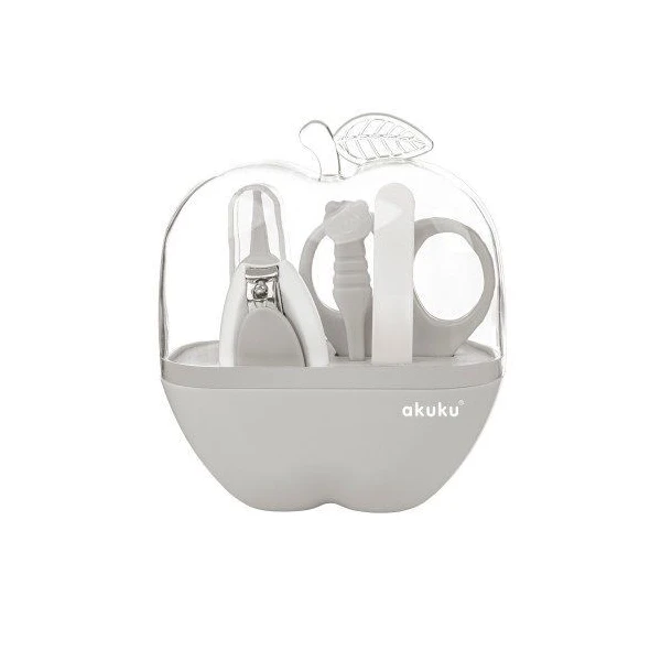 Akuku, zestaw pielęgnacyjny Apple Case Grey, A0473, 1 sztuka
