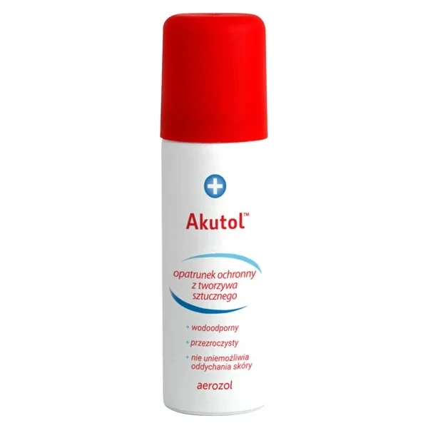 Akutol, elastyczny opatrunek ochronny, aerozol, 60ml