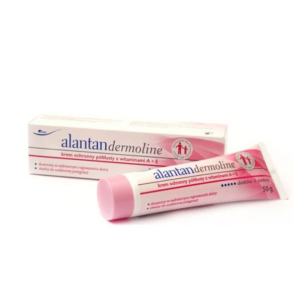 Alantandermoline, krem ochronny półtłusty, z witaminami A i E, 50g