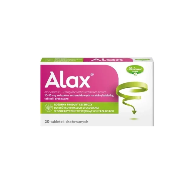 Alax (35mg+42mg), 20 tabletek