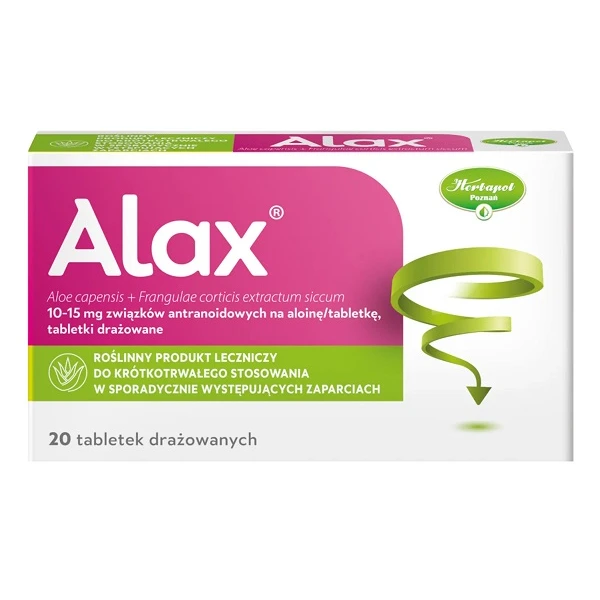 Alax (35mg+42mg), 20 tabletek