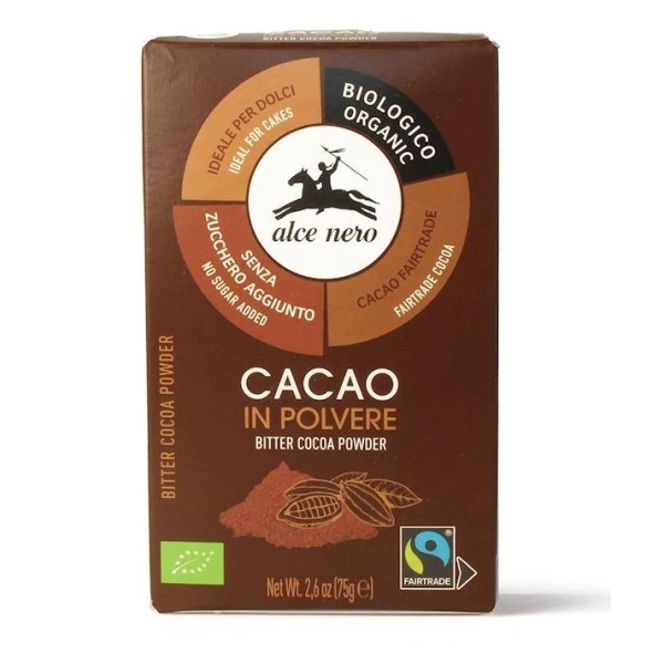 Alce Nero, kakao w proszku, 75g