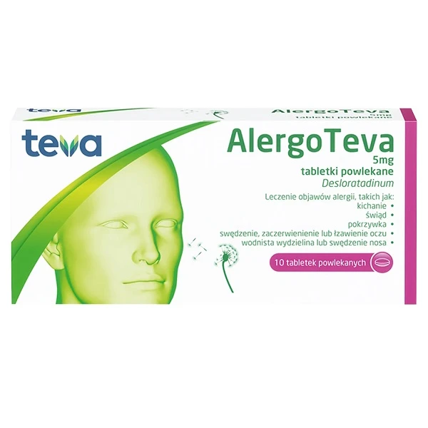 Alergo Teva 5mg, 10 tabletek