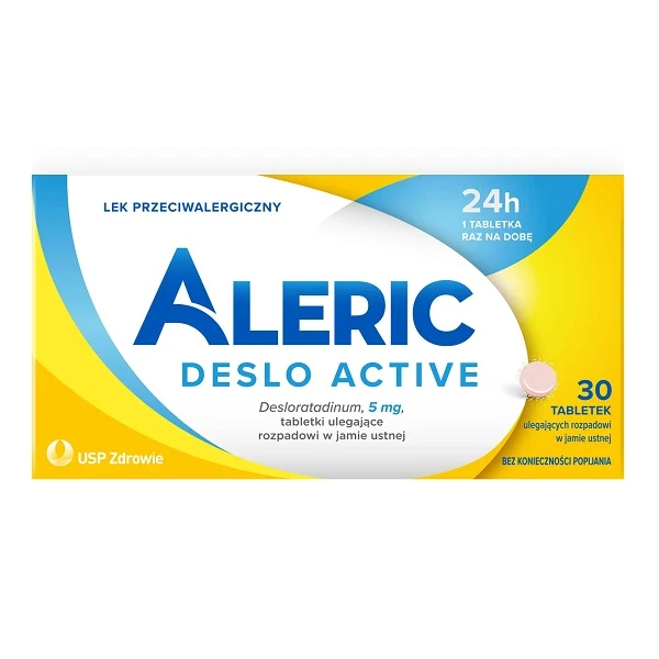 Aleric Deslo Active 5mg, 30 tabletek