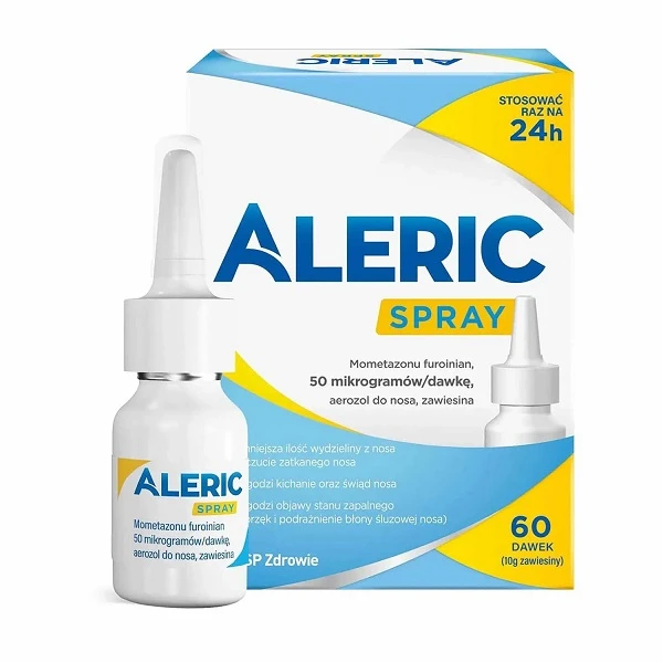Aleric Spray 50mcg/dawkę, aerozol do nosa, 60 dawek